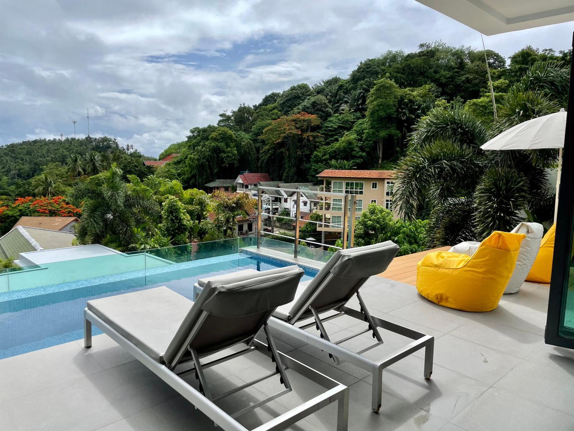 Baan Saint-Tropez Seaview Villas Kata Beach Kültér fotó