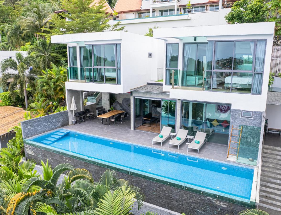 Baan Saint-Tropez Seaview Villas Kata Beach Kültér fotó