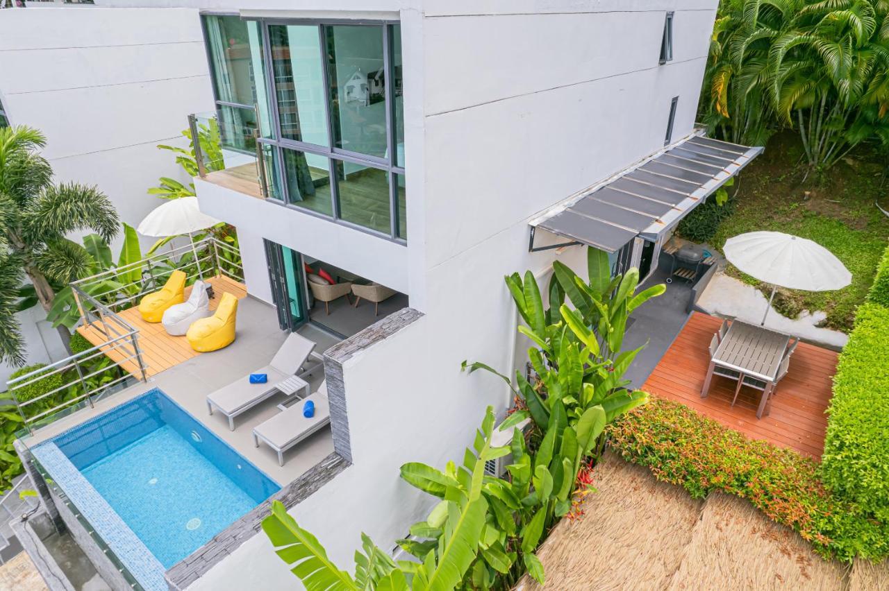 Baan Saint-Tropez Seaview Villas Kata Beach Kültér fotó